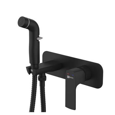 Гигиенический душ Lemark Ursus, LM7220BL, со смесителем, чёрный LM7220BL - фото 364876