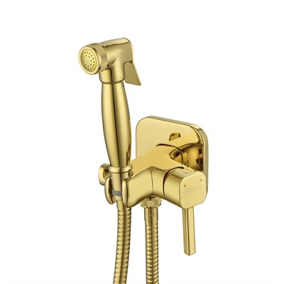 Гигиенический душ Lemark Solo, LM7165G, со смесителем, золото LM7165G - фото 364914