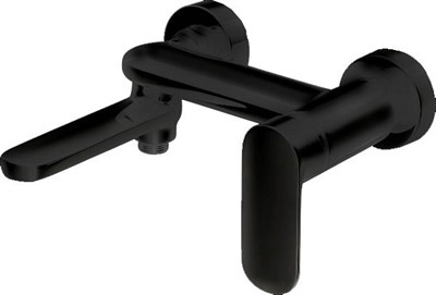 Смеситель для ванны Bravat OPAL BLACK короткий излив, черный (F6125183BM-01-RUS) F6125183BM-01-RUS - фото 369504