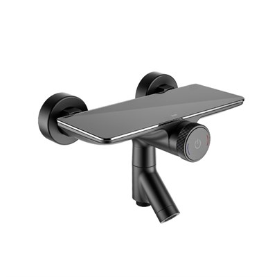 Смеситель для ванны IDDIS Shelfy с управлением Push Control, черный матовый (SHEBLBTi02WA) SHEBLBTi02WA - фото 369539