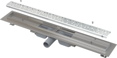 Душевой лоток AlcaPlast с решеткой Антивандал APZ111-1050 Low APZ111-1050 - фото 375374