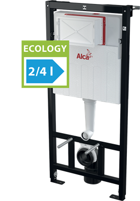 Инсталляция для унитазов AlcaPlast Sadromodul AM101/1120E Ecology AM101/1120E - фото 375772
