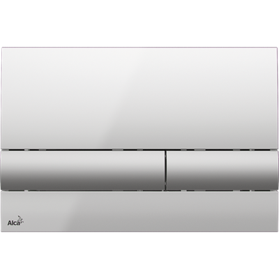 Кнопка смыва AlcaPlast M1713 хром - глянцевая/матовая M1713 - фото 376107