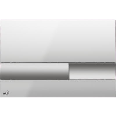Кнопка смыва AlcaPlast M1743 хром - глянцевая/матовая M1743 - фото 376131