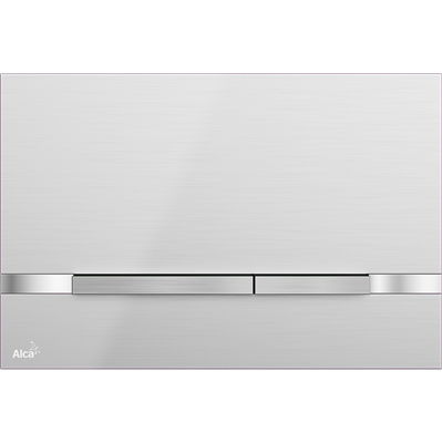 Кнопки смыва AlcaPlast FLAT INOX STRIPE мат/глянец STRIPE-INOX - фото 376218
