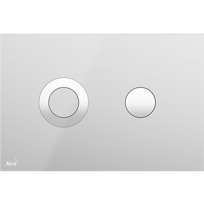 Кнопки смыва AlcaPlast FLAT INOX TURN мат/глянец TURN-INOX - фото 376220
