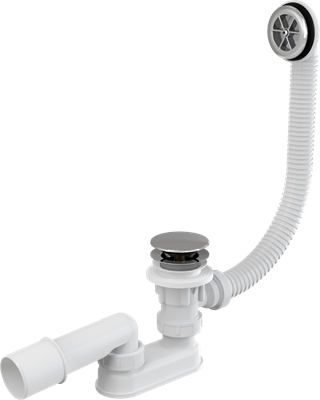 Сифон для ванны AlcaPlast A505CRM-120 A505CRM-120 - фото 376580