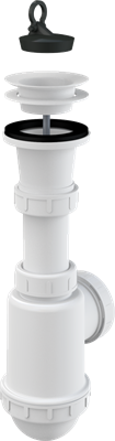 Сифон для мойки AlcaPlast A442-DN50/40 A442-DN50/40 - фото 376626