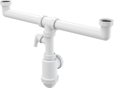 Сифон для мойки AlcaPlast A448P-DN50/40 A448P-DN50/40 - фото 376675