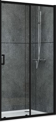 Душевая дверь ABBER Schwarzer Diamant (AG30110B) AG30110B - фото 383141