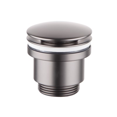 Донный клапан Lemark, универсальный click-clack, графит, LM8500GM LM8500GM - фото 383593