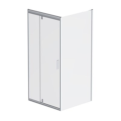 Душевой уголок AM.PM Gem 90х90 W90G-404-090MT профиль Серебро матовое стекло прозрачное W90G-404-090MT - фото 384670