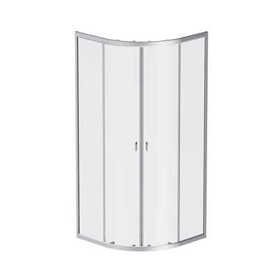 Душевой уголок AM.PM X-Joy Twin Slide 80x80 W88G-205-080MT без поддона профиль матовый Хром стекло прозрачное W88G-205-080MT - фото 384704
