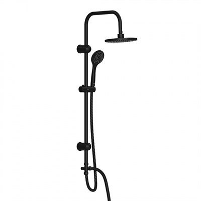 Душевая система Dorff Comfort D0708000BL, Черная матовая D0708000BL - фото 385350
