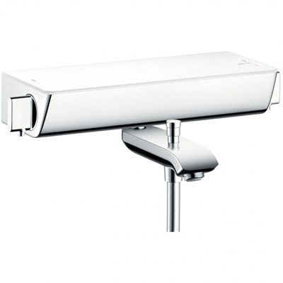Смеситель для ванны Hansgrohe Ecostat Select 13141400 с термостатом Хром Белый 13141400 - фото 389065