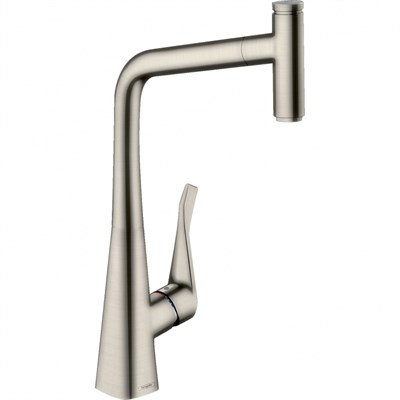 Смеситель для кухни Hansgrohe Metris Select 14884800 Нержавеющая сталь 14884800 - фото 389197