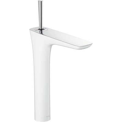 Смеситель для раковины Hansgrohe PuraVida 15072400 Хром Белый 15072400 - фото 389211