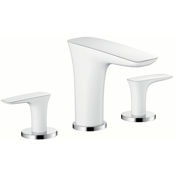 Смеситель для раковины Hansgrohe PuraVida 15073400 Хром Белый 15073400 - фото 389216