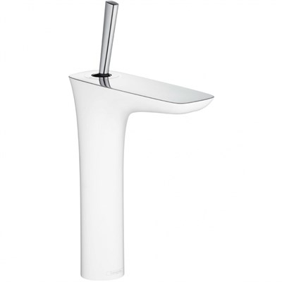 Смеситель для раковины Hansgrohe PuraVida 15081400 Хром Белый 15081400 - фото 389232