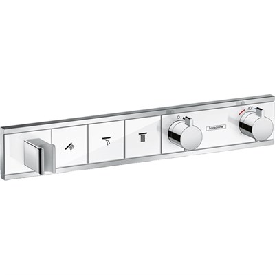 Смеситель для душа Hansgrohe RainSelect 15356400 c термостатом Белый хром 15356400 - фото 389277