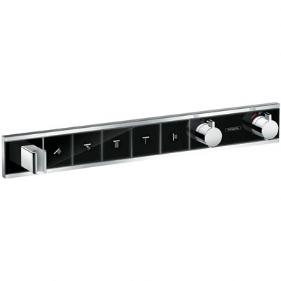 Смеситель для душа Hansgrohe RainSelect 15358600 с термостатом Хром Черный 15358600 - фото 389307
