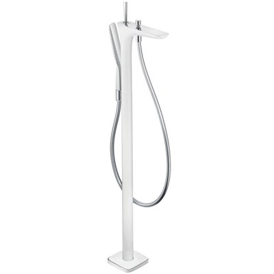 Смеситель для ванны Hansgrohe PuraVida 15473400 Хром Белый 15473400 - фото 389377