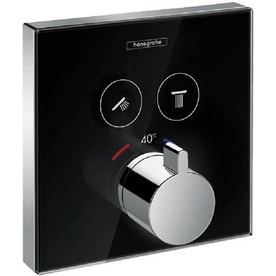 Смеситель для душа Hansgrohe ShowerSelect 15738600 Черный хром 15738600 - фото 389444