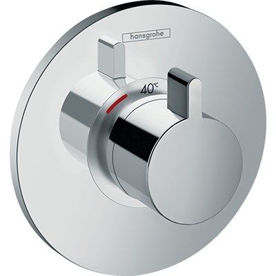 Смеситель для душа Hansgrohe Ecostat S Highflow 15756000 с термостатом Хром - фото 389476