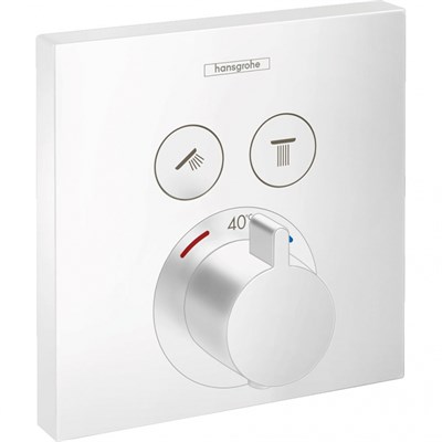 Смеситель для душа Hansgrohe ShowerSelect 15763700 с термостатом Белый матовый 15763700 - фото 389506