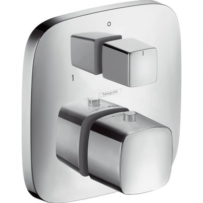 Смеситель Hansgrohe PuraVida 15771000 для ванны и душа, термостатический, хром 15771000 - фото 389524