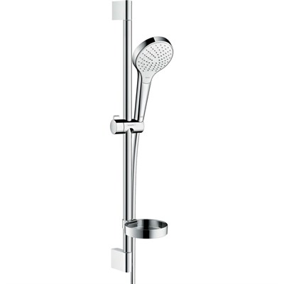 Душевой гарнитур Hansgrohe Croma Select S 26566400 Хром Белый - фото 390383