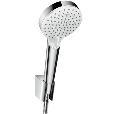 Душевой гарнитур Hansgrohe Crometta Vario EcoSmart 26694400 Хром Белый - фото 390642