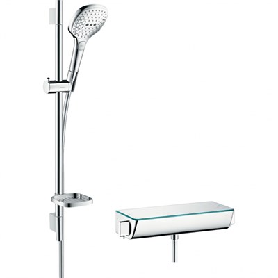 Комплект смесителя для душа Hansgrohe Ecostat Select 27038000 с термостатом и душевым гарнитуром Hansgrohe Raindance Select E Хром 27038000 - фото 390983