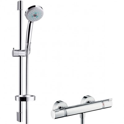 Смеситель для душа Hansgrohe Ecostat 1001 SL 27086000 с термостатом Хром 27086000 - фото 390995