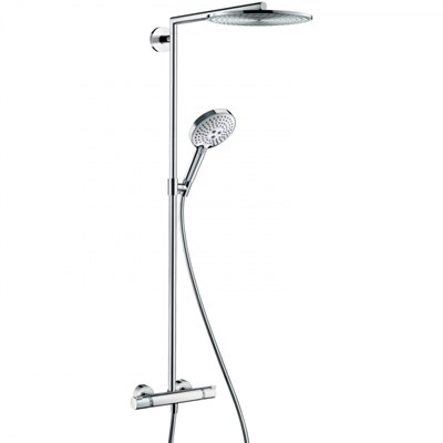 Душевая система Hansgrohe Raindance 27114000 Select Showerpipe 300, термостатическая, хром 27114000 - фото 391026