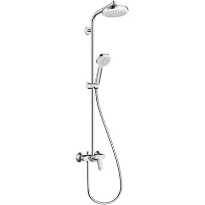 Душевая система Hansgrohe Crometta 27266400 Хром Белая 27266400 - фото 391160