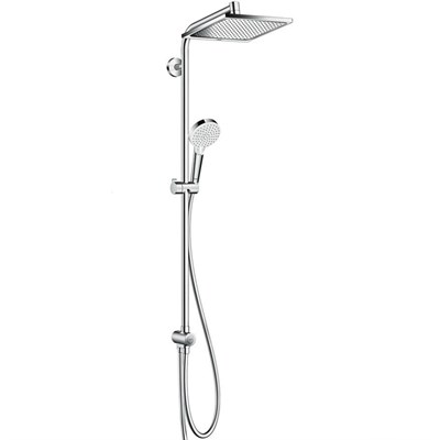 Душевая система Hansgrohe Crometta Showerpipe Reno EcoSmart 27289000 Хром 27289000 - фото 391210