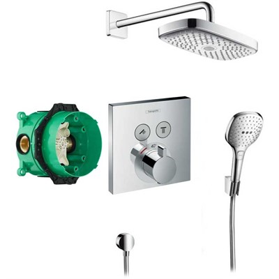 Душевая система Hansgrohe Raindance Select E 27296000 с термостатом Хром 27296000 - фото 391216