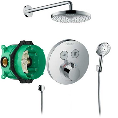 Душевая система Hansgrohe Raindance Select S 27297000 с термостатом Хром 27297000 - фото 391218