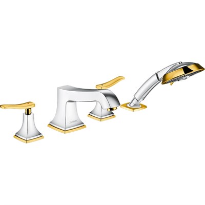 Смеситель для ванны Hansgrohe Metropol Classic 31441090 Хром, Золото 31441090 - фото 392132