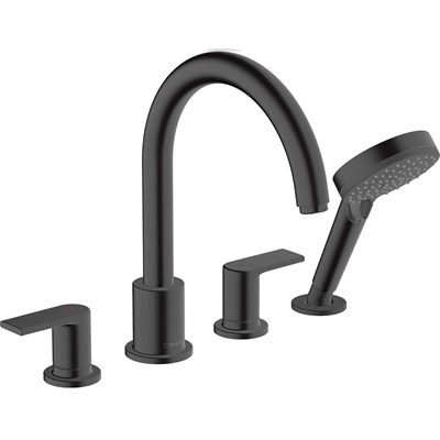 Смеситель на борт ванны Hansgrohe Vernis Blend 71456670 Черный матовый 71456670 - фото 393184