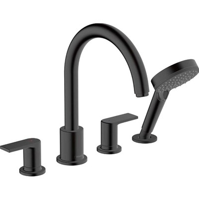 Смеситель на борт ванны Hansgrohe Vernis Shape 71459670 Черный матовый 71459670 - фото 393196