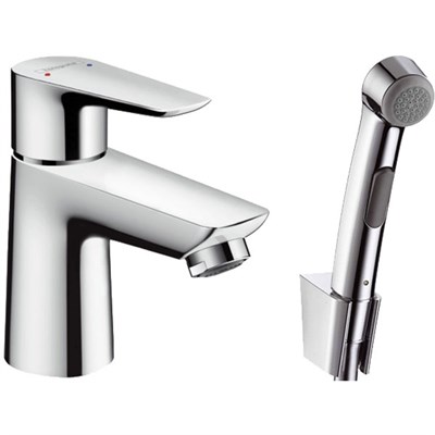 Смеситель для раковины Hansgrohe Talis E 71729000 с гигиеническим душем Хром 71729000 - фото 393488