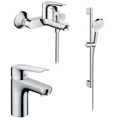 Комплект смесителей Hansgrohe SET Logis E 100 (с) Хром - фото 394682