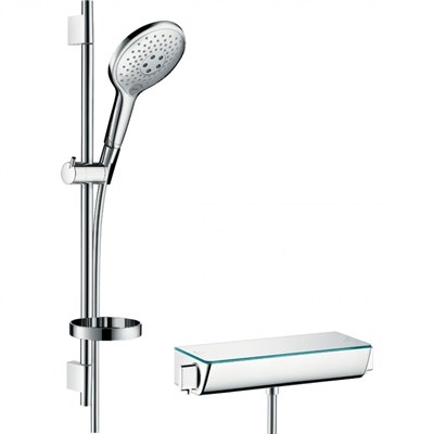 Комплект смесителя для душа Hansgrohe Ecostat Select 27036000 с термостатом и душевым гарнитуром Hansgrohe Raindance Select S Хром 27036000 - фото 394769