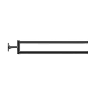 Полотенцедержатель  Duravit Starck T 0099414600 46.5 двойной, черный матовый 99414600 - фото 427866
