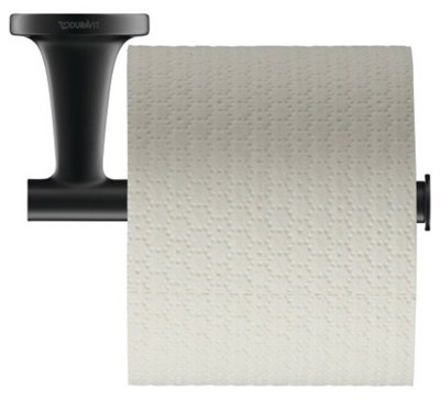 Держатель туалетной бумаги Duravit Starck T 0099374600 черный матовый 99374600 - фото 428332