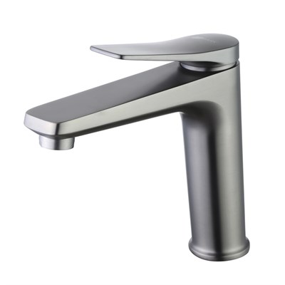 Смеситель для раковины Lemark Bronx LM3737GM, с донным клапаном, графит LM3737GM - фото 440983