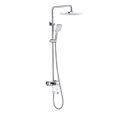 Душевая система Lemark Prizma LM3962C с изливом, хром LM3962C - фото 441062