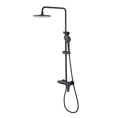 Душевая система Lemark Bronx LM3760BL, черный LM3760BL - фото 441077